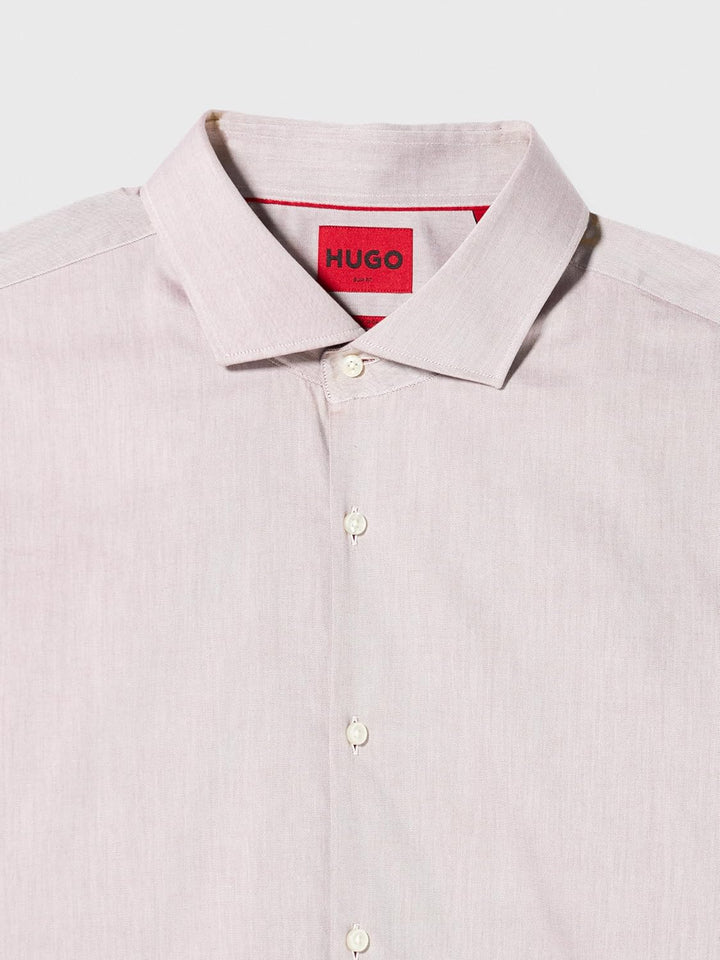 Hugo Herren Kason Shirt 38 Dark Red604, 38 Dark Red604
