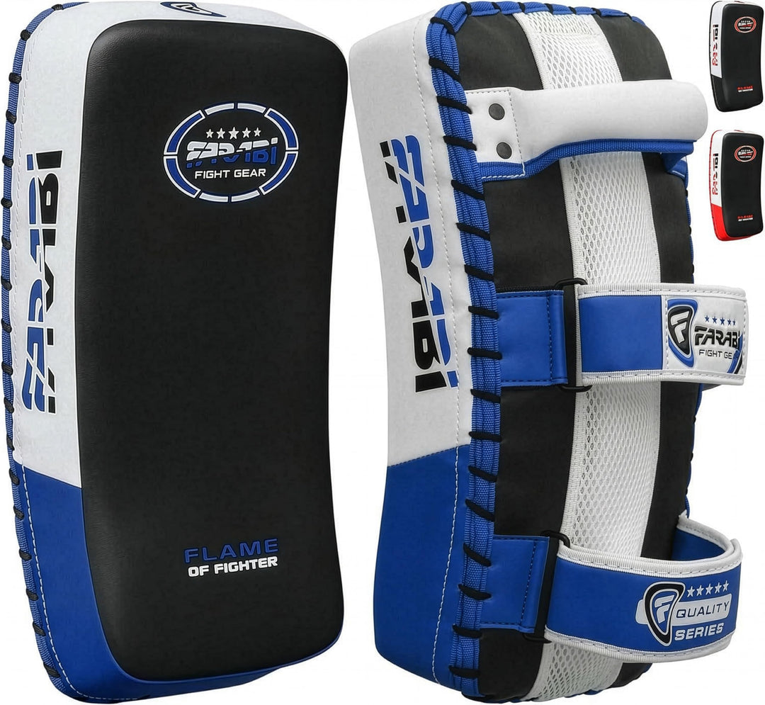 Farabi Sports schlagpolster für Coaching, Training, Kickboxen Curved Kick Pads, schlagpolster Kampfs