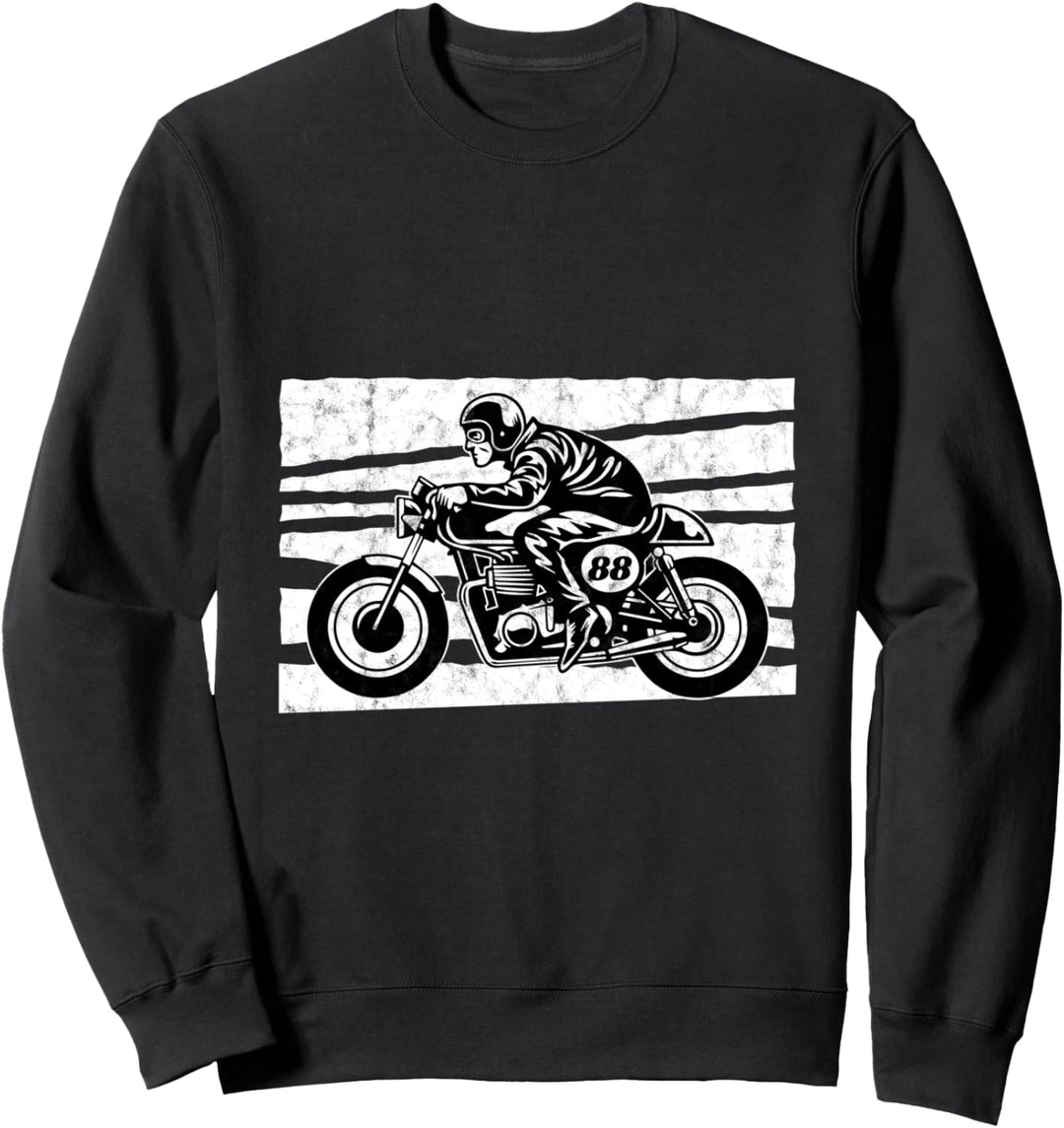 Vintage Cafe Bike Race Sweatshirt