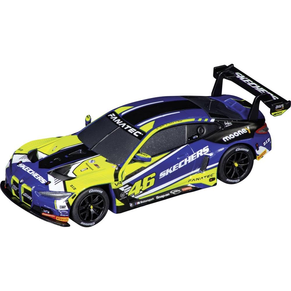 Carrera - 20064246 GO!!! BMW M4 GT3 Valentino Rossi | Massstab 1:43 Slotcar | Kompatibel mit GO!!!,