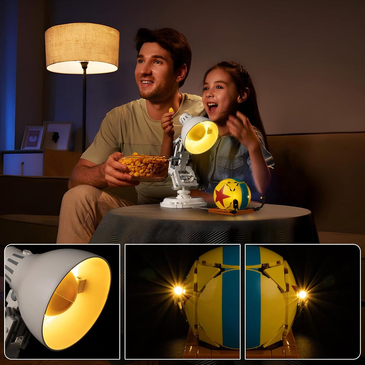 Kyglaring Led Licht Kompatibel mit Lego Ideas Pixar Set 21357 Bausteine, LED Beleuchtungszubehör für