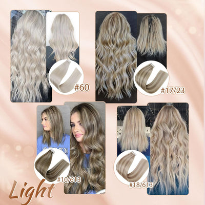 Hetto Echthaar Extensions Tape in Blond Extensions Tape in Echthaar Remy Tape Extensions Echthaar Du