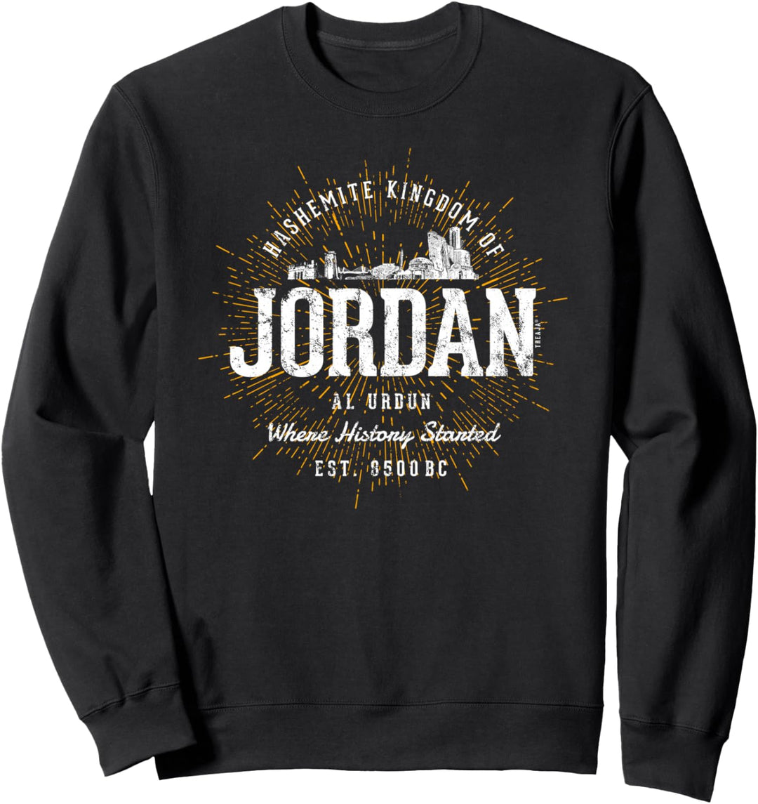 Vintage Stil Retro Jordanien Sweatshirt