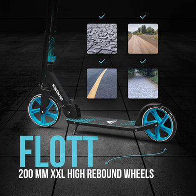 Apollo XXL Wheel Scooter - Phantom Pro Cityroller | Klappbarer City Roller für Kinder | Höhenverstel