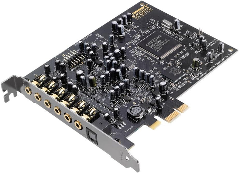 Creative Sound Blaster Audigy Rx PCIe-Soundkarte (7.1-Surroundklang, zwei Mikrofoneingänge, Hardware