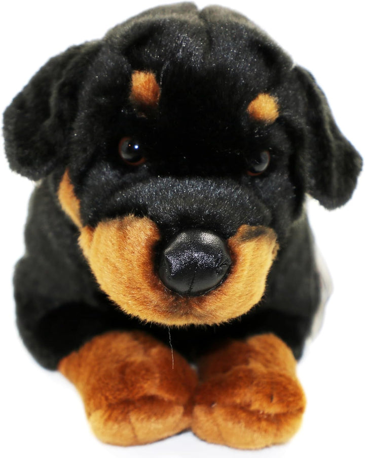 Uni-Toys - Rottweiler, liegend - 39 cm (Länge) - Plüsch-Hund, Haustier - Plüschtier, Kuscheltier, Ro