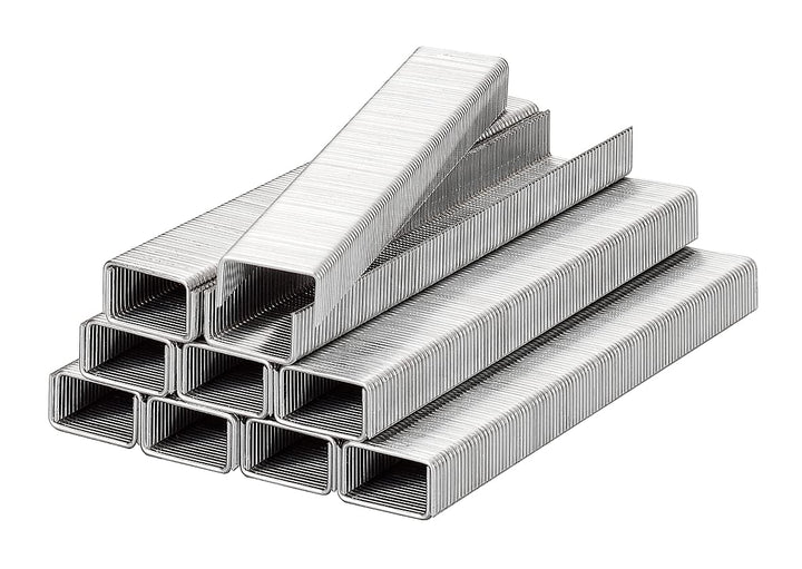 kwb Klammern, Typ Flachdraht, Stahl, C-Spitze, Stahldraht, 1000 Stk. 11,40 mm x 14 mm Typ 053, Feind