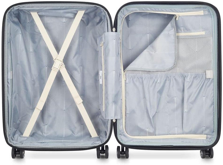 DELSEY PARIS Shadow 5.0 – Rucksack starr, elfenbeinfarben, L, Erweiterbar, Erweiterbar L Elfenbeinfa