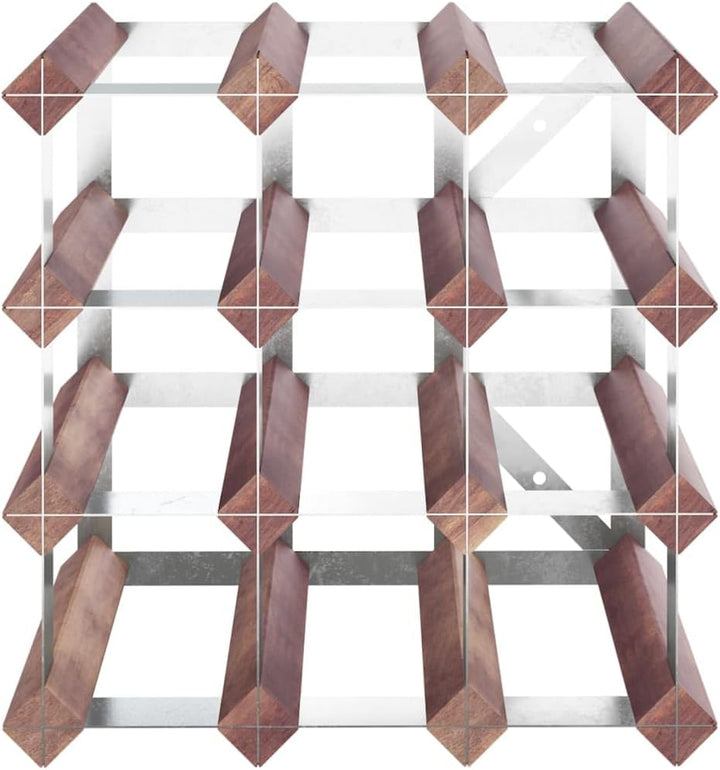 vidaXL Weinregal für 12 Flaschen Weinhalter Weinflaschenhalter Flaschenregal Weinständer Weinflasche