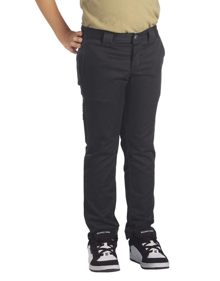 Dickies - - QP801 Jungen Skinny Straight Pant, 12, Charcoal