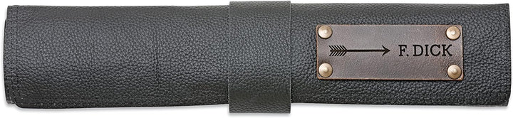 F.DICK Leder-Rolltasche (ohne Bestückung, schwarz, ausgerollt 47x45cm) 8106801-01 ohne Inhalt, ohne