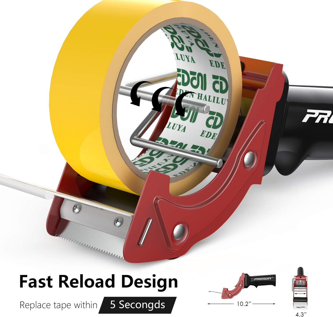 Handheld Klebebandabroller, mit extra Klinge Verpackung Karton Cutter, Paketklebeband Paketbandabrol