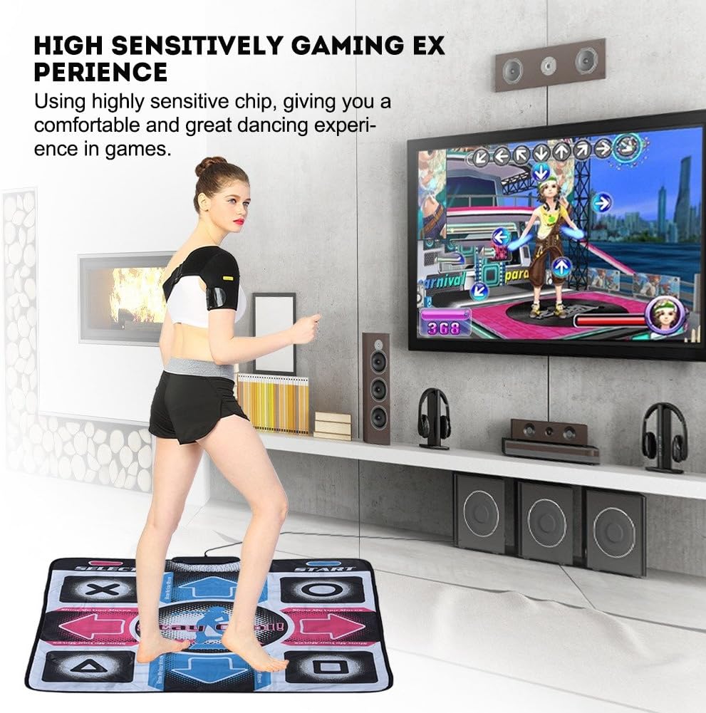 rutschfeste TV Tanzmatte DDR Dancing Pad Blanket Game für XP / 7/10 OS mit USB Schnittstelle