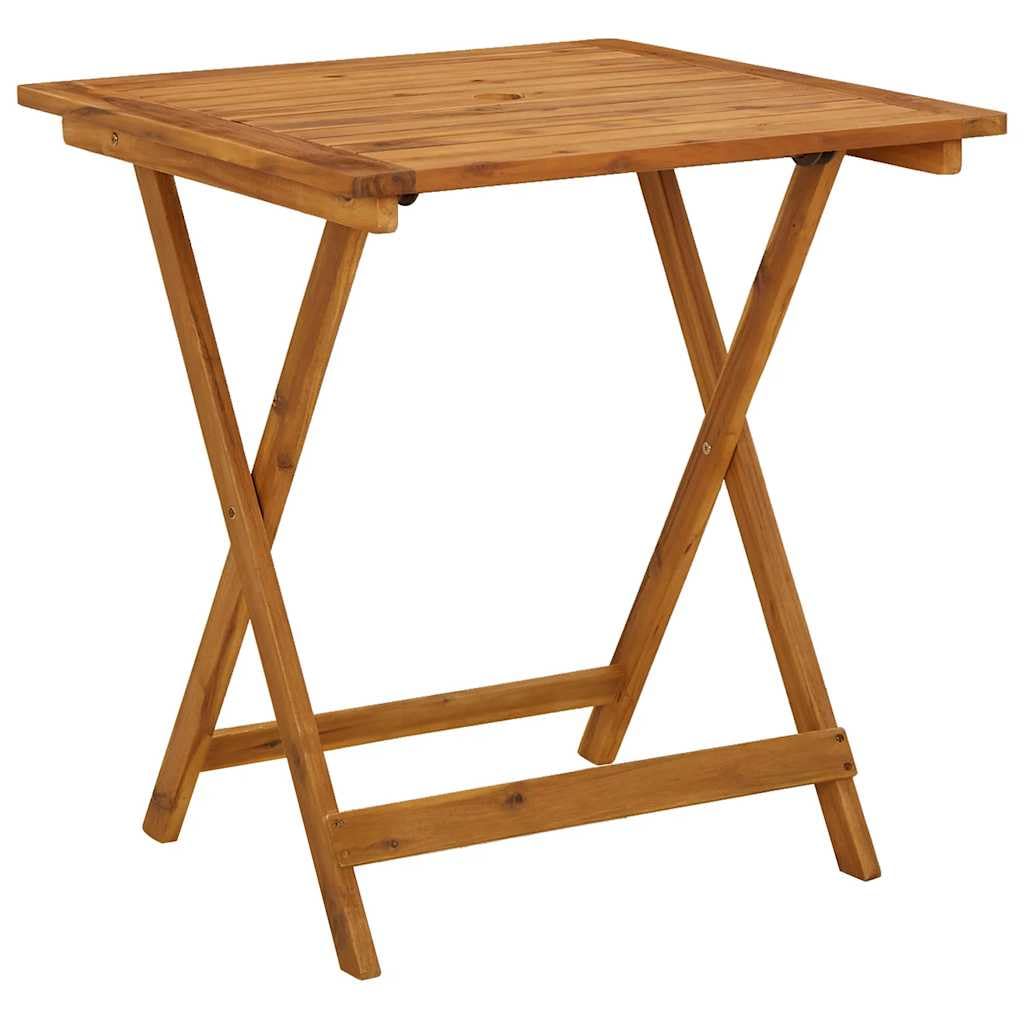 vidaXL Akazienholz Massiv Gartentisch Klappbar Bistrotisch Klapptisch Holztisch Garten Tisch Esstisc