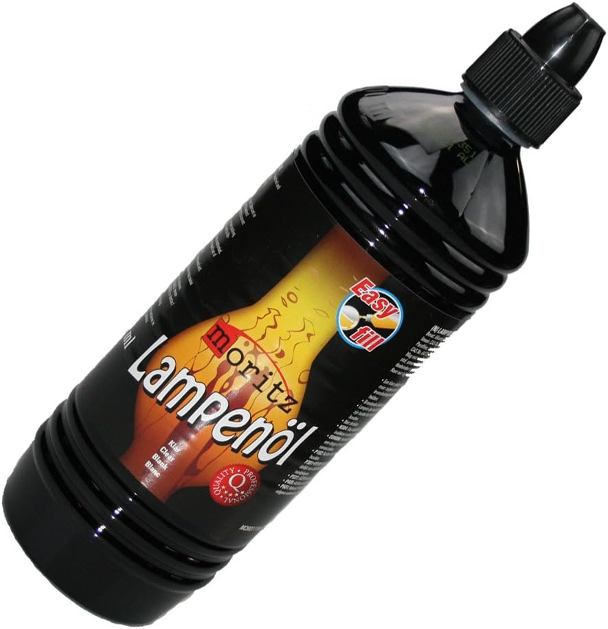 8 Liter Moritz Lampenöl für Öllampen Bambusfackeln Gartenfackel und Wandfackeln, 8 Liter