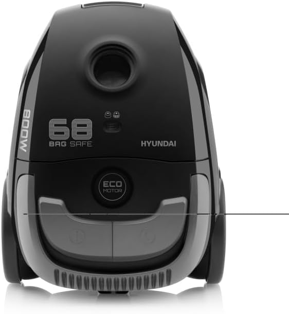 Staubsauger mit Beutel VC068B I 800 W I ECO-Motor I 2l Volumen I Schwarz