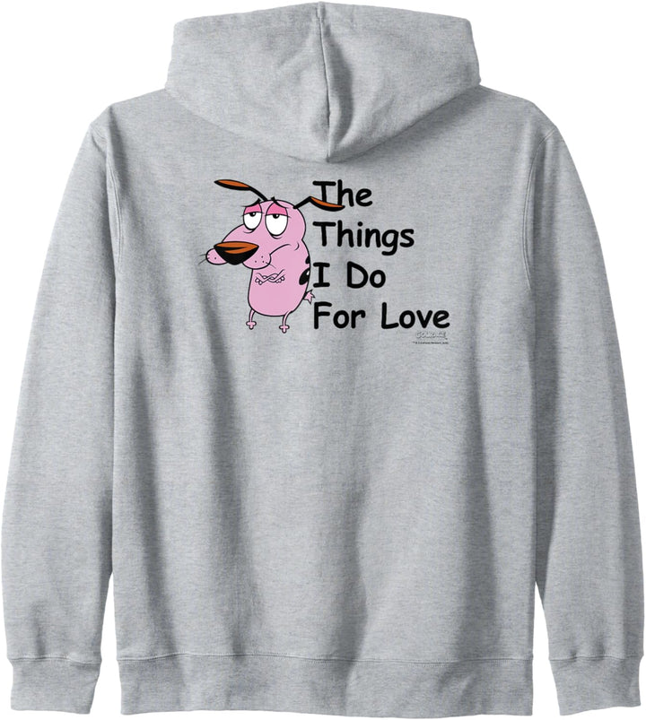 Courage the Cowardly Dog For Love Kapuzenjacke