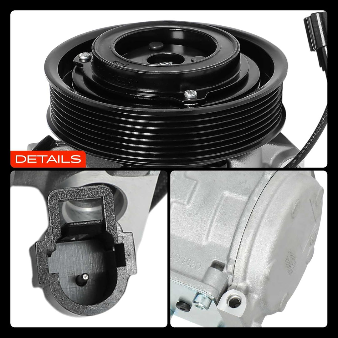 Frankberg Klimakompressor Klimaanlage Kompatibel mit Grand Cherokee I ZG ZJ 5.2L 5.9L Benzin 1992-19