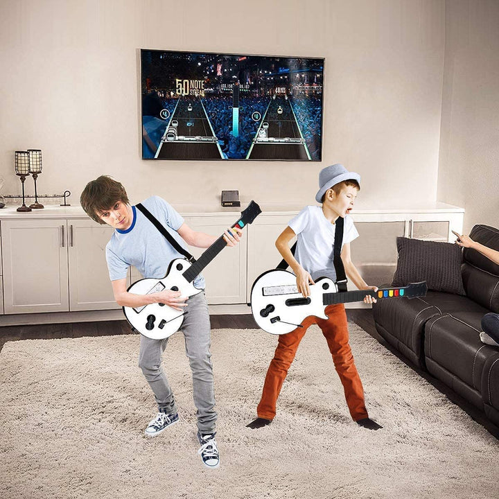 DOYO Wii Guitar Hero, kabelloser Guitar Hero Controller für Guitar Hero Wii und Rock Band 2 Wii U-Sp