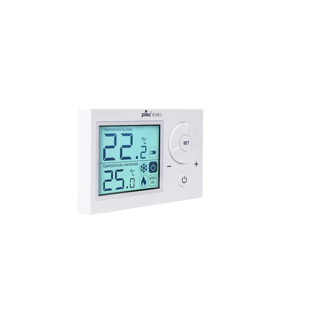 Digitales Raumthermostat SKI 2 (weiss), Weiss