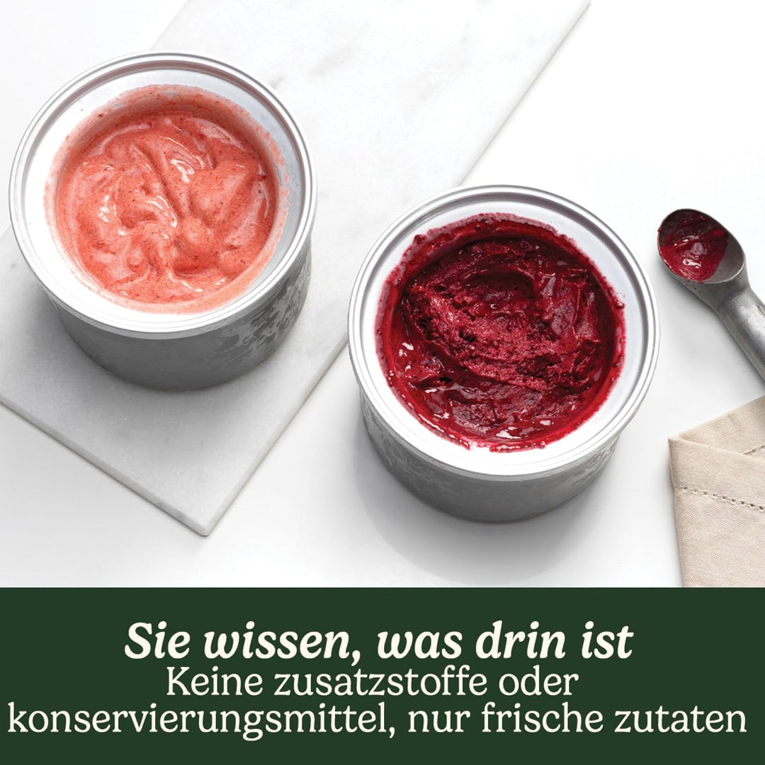 Cuisinart Eismaschine Ice Cream Duo inkl. 2 x 1L Eisbehälter um 2 Eissorten gleichzeitig zuzubereite