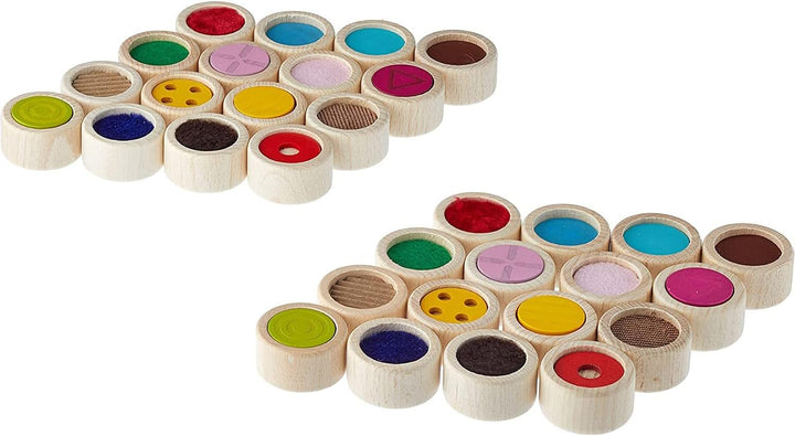 Goki Fühl Memory Lernspielzeug - Tastspiel für Kinder