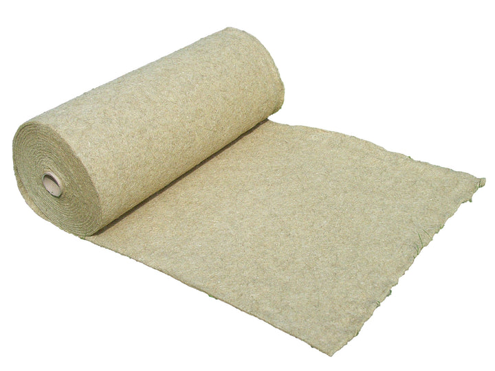 Anzuchtmatte aus 100% Hanf, 1 m breit, 15 m lang, ca. 1 cm dick (EUR 9,93/m²), Hanfmatte, Matte zur