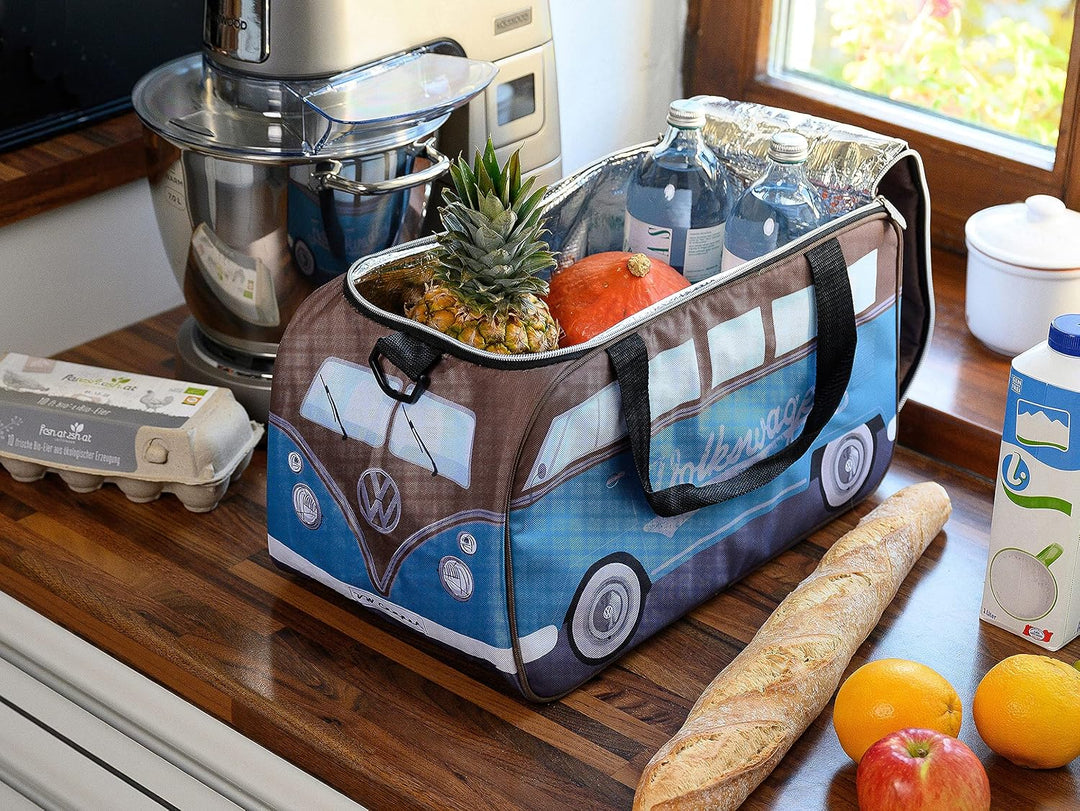 BRISA VW Collection - Volkswagen isolierte Kühl-Wärme-Thermo-Picknick-Lunch-Tasche-Box für Lebensmit