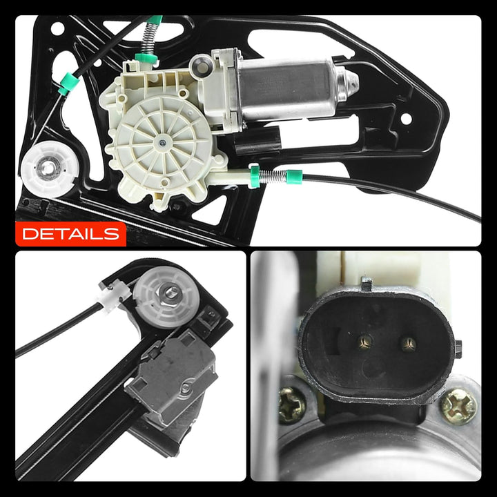 Frankberg Fensterheber Mit Motor Vorne Links Kompatibel mit 7er E38 Limousine 1994-2001 51338125201,