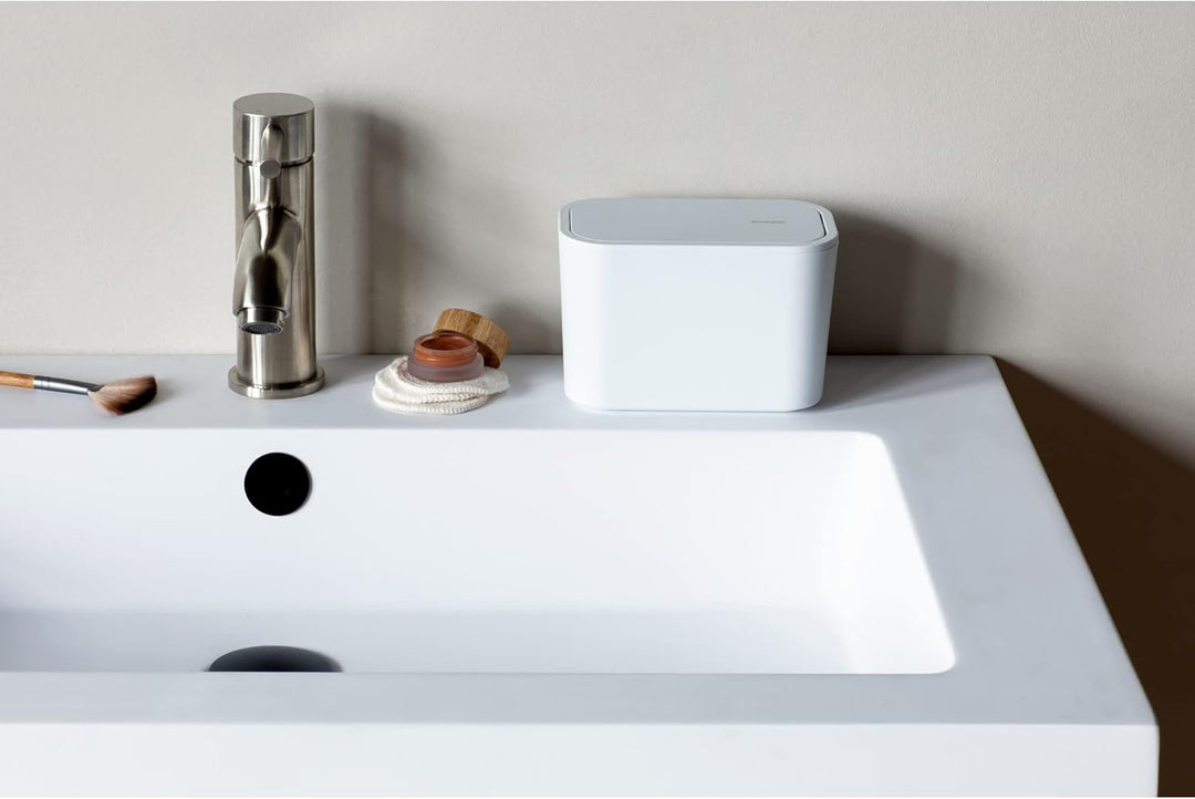 Brabantia - Mindset Abfallbehälter - Für Kleine Abfälle - Abnehmbarer Schwingdeckel - Pflegeleicht -