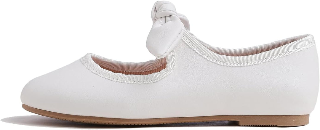 Feversole Girls Cute Dress, Mädchen süsses Kleid Mary Jane Schuhe weiche Party Urlaub Ballerinas 29