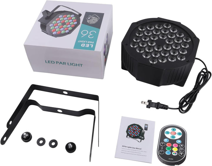 8 Stück Led par licht 36 RGB disco licht mit Fernbedienung DMX512 Bühnenlichter Auto/Sound/Master-sl