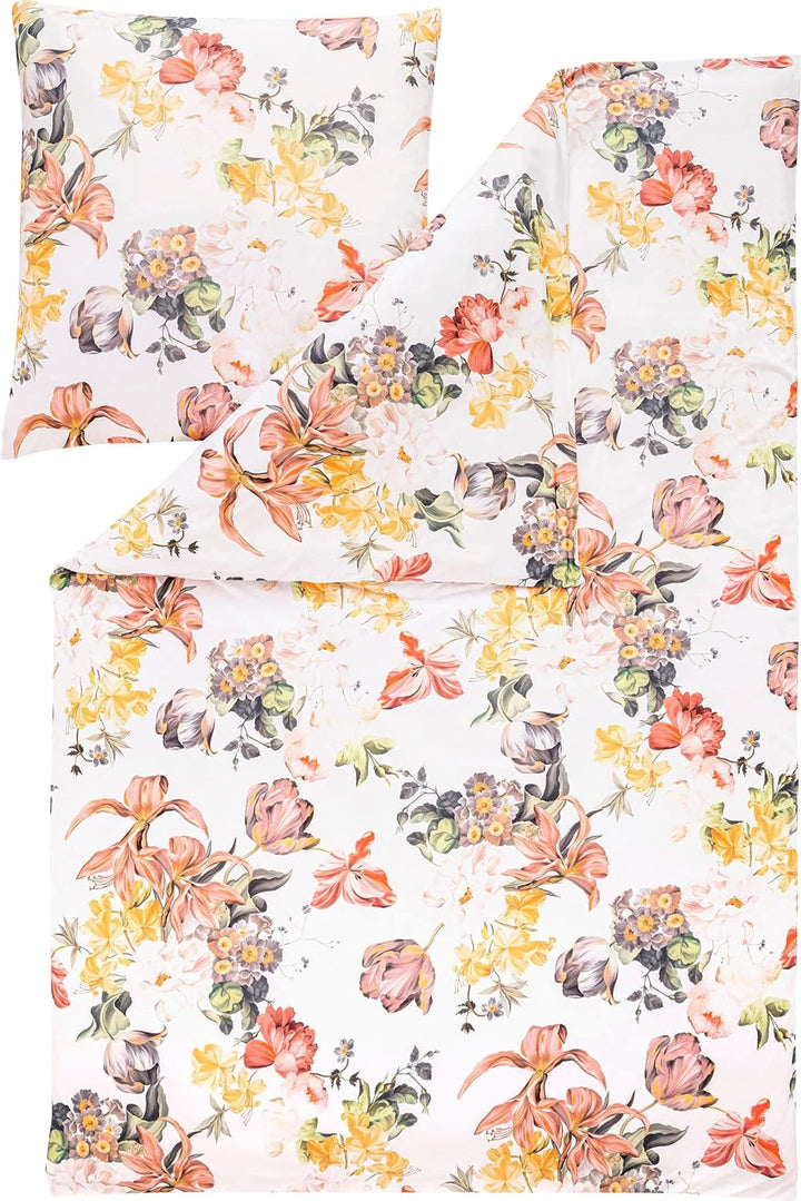 ESTELLA Mako Interlock Jersey Bettwäsche Oxana Multicolor 1 Bettbezug 155 x 200 cm + 1 Kissenbezug 8