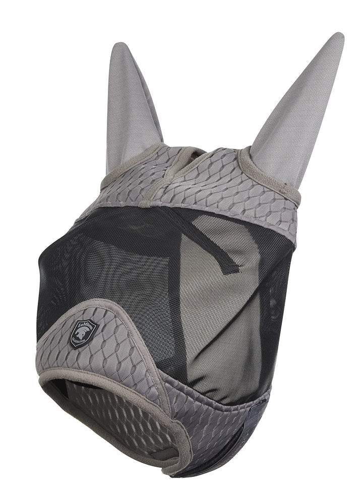 LeMieux Fliegenmaske Half Gladiator Grösse S, Farbe grau grau Small, grau Small
