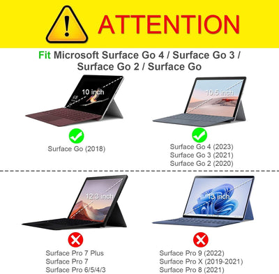 Fintie Hülle für Microsoft Surface Go 4 / Surface Go 3 / Surface Go 2 / Surface Go 10 Zoll Tablet -