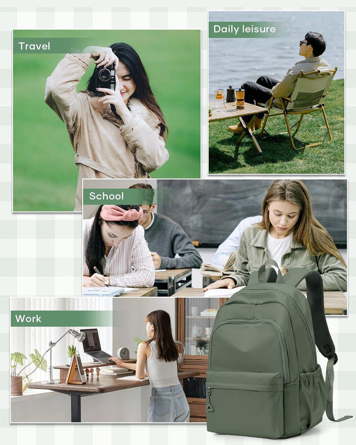 winspansy Schulrucksack Teenager Mädchen Jungen Schultasche Leichter Rucksack Schule Herren Damen Ae