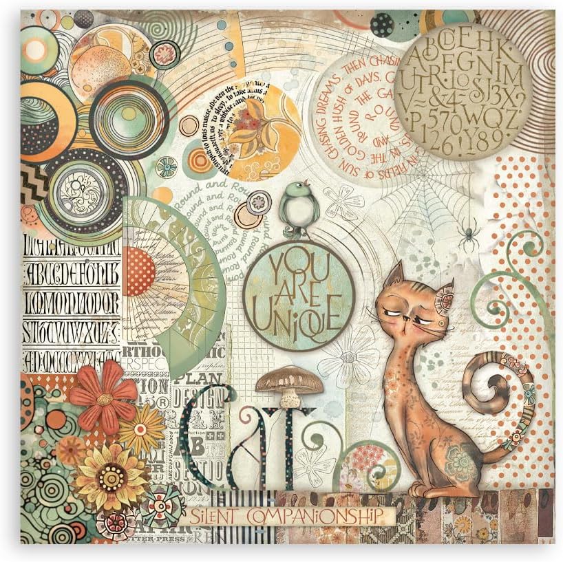 Stamperia - Scrapbook Paper Pad for Scrapbooking, Albums, Card Making, Bullet Journalling and More,