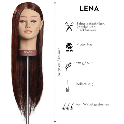 Übungskopf Lena 50 cm hellbraun Limage