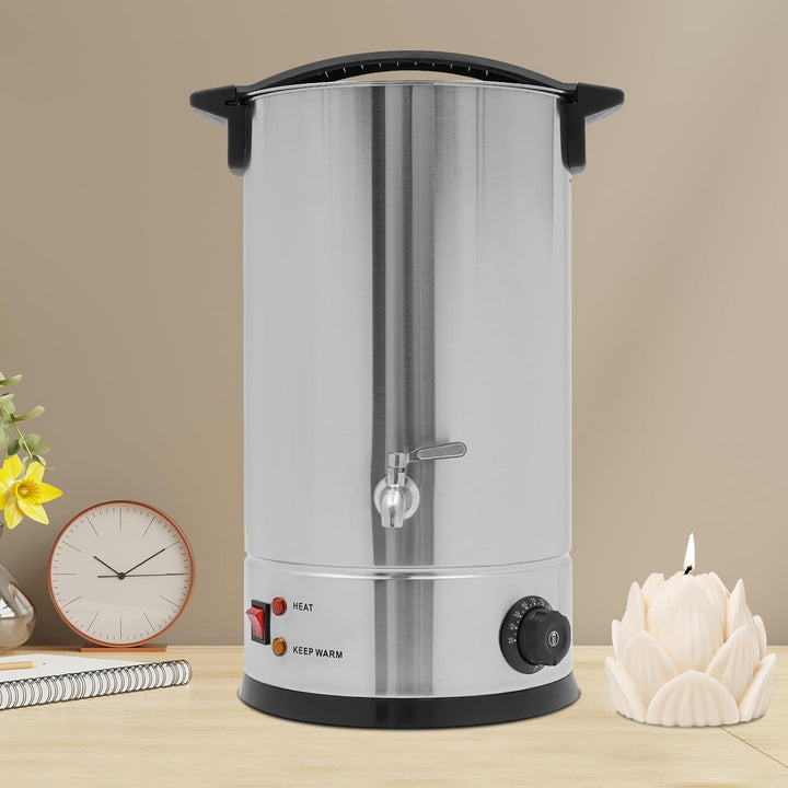 PansyWind Wachsschmelzer 1800W 15L aus Edelstahl Mit Trockenbrandschutz & Automatischer Temperaturko
