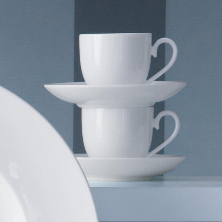 Villeroy &amp; Boch - Royal Espressoobertasse 70 ml Weiss, Spülmaschinenfest, Mikrowellensicher, Tasse E