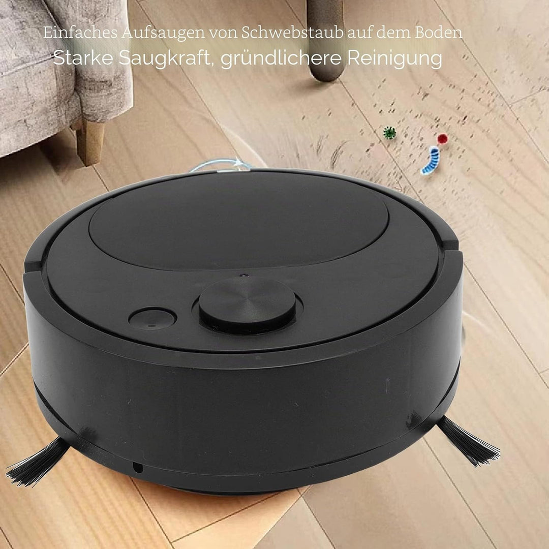 Roboter Staubsauger, USB Lade Mini Smart Kehrroboter, Wischroboter Staubsauger für Holzböden, Fliese