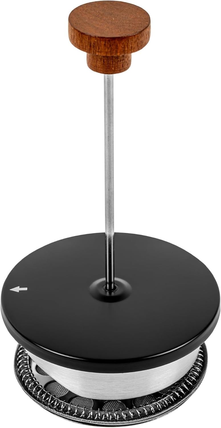 Thermo French Press - 1 Liter / 8 Tassen - Kaffeebereiter aus Edelstahl - Doppelwandig - Hält lange