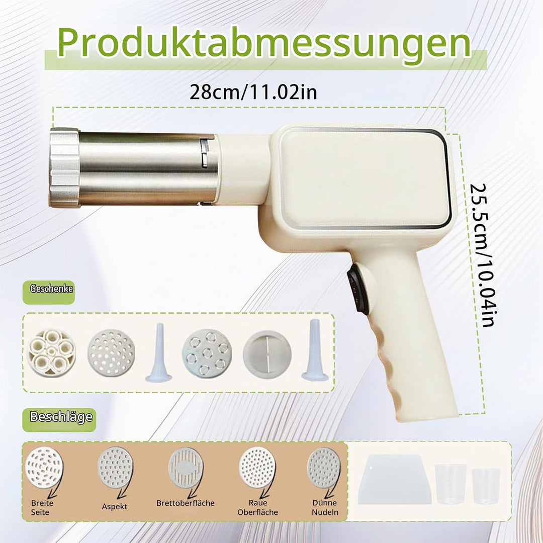 Elektrische Nudelmaschine Handheld, Elektrische Nudel Presse Pastamaschine Automatische Handheld Noo