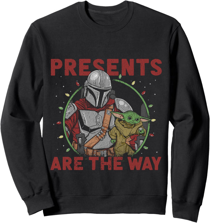 Star Wars Mandalorian & The Child Presents Are The Way Sweatshirt