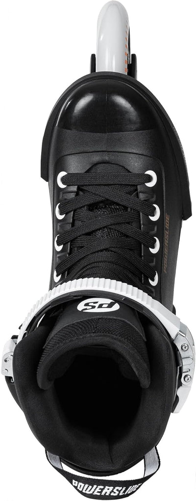 Powerslide Inline Skate Next SL Black 110, für Urban ud Fitness, für Damen und Herren 38-39, 38-39