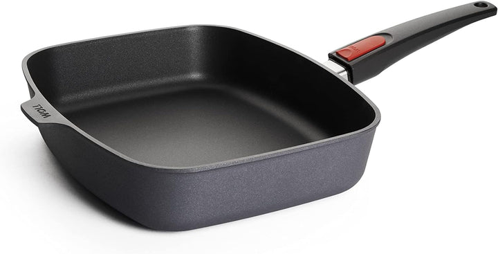 Woll Diamond Lite Rechteckpfanne, 30x26 cm, 7 cm hoch, mit abnehmbarem Stiel - Geeignet für Ceran, G