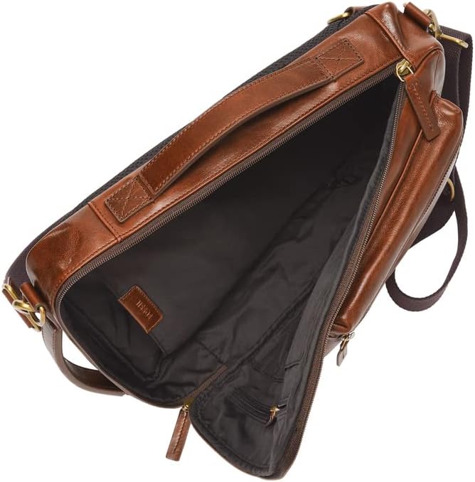 Fossil Tasche für Pendler aus Buckner-Leder für Herren, MBG9598222 – 25,4 cm L x 5,1 cm B x 15,2 cm