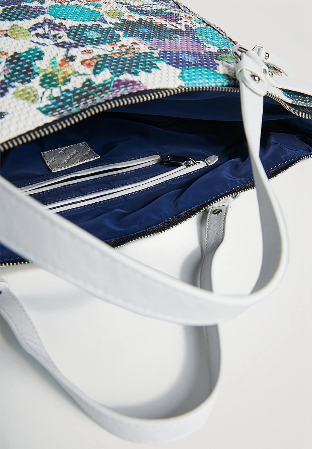Desigual Womens BOLS_ETEREA Blue LI Hand Bag, One Size