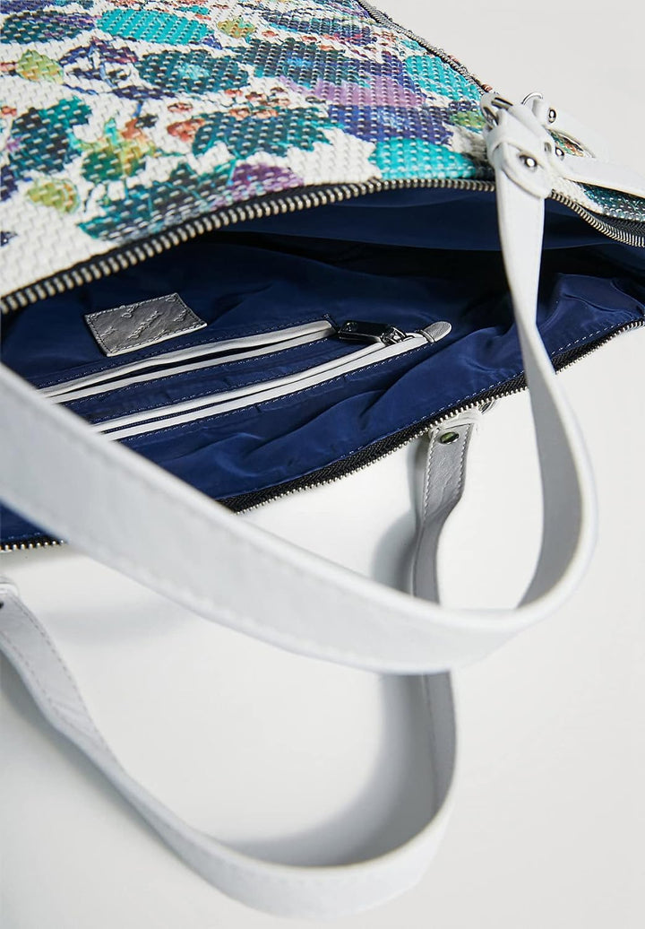 Desigual Womens BOLS_ETEREA Blue LI Hand Bag, One Size