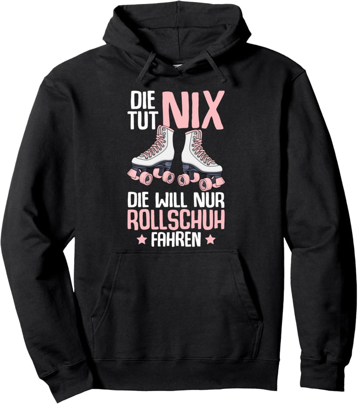 Rollschuhe Roller Girl Retro Rollschuh Mädchen Pullover Hoodie